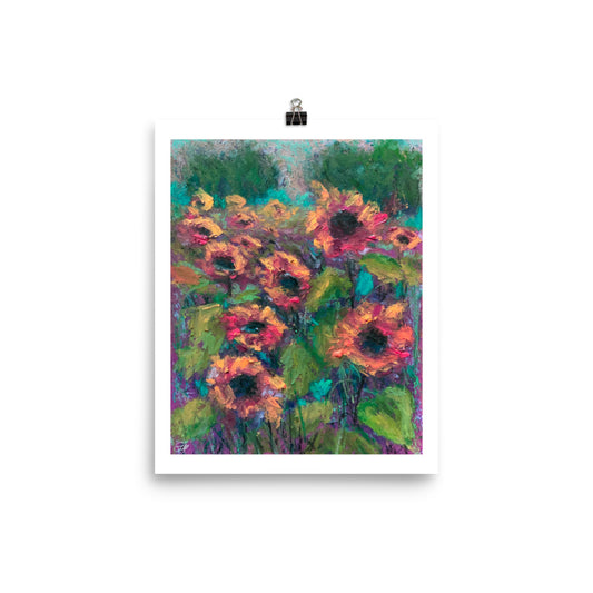 Sunflower Field - 8x10 print