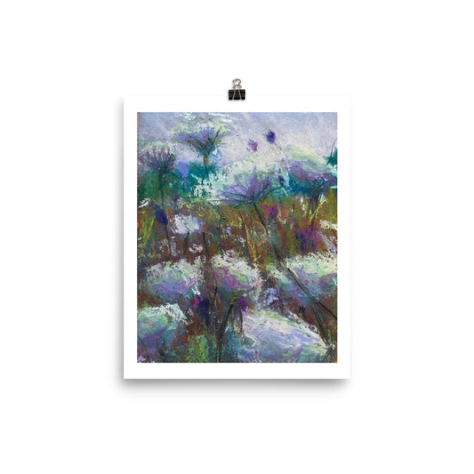 Purple Field - 8x10 print