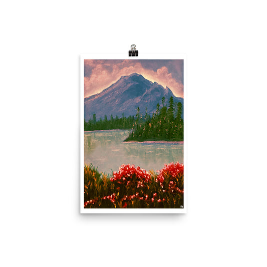 Mountain on the Water - multiple sizes